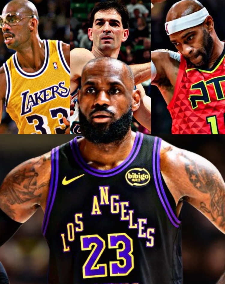 41岁詹姆斯场均26分 而同期贾巴尔+斯托克顿+卡特场均合计25.9分